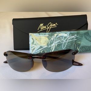 Maui Jim Sunglasses Sandy Beach MJ-408-10 Tortoise Frames Brown Lens 56 15 130